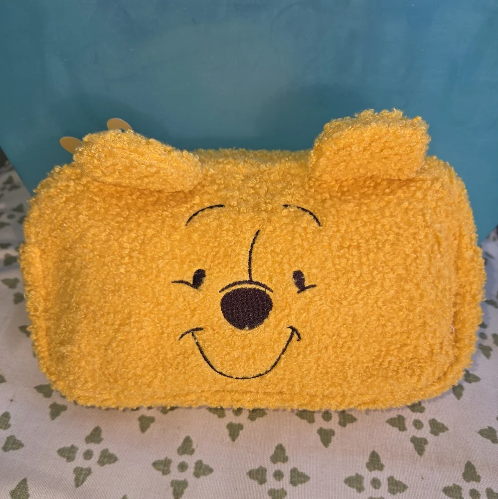 Disney Winnie the Pooh Yellow Cosmetic Bag